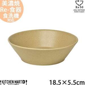 Mino ware Main Dish Bowl 750cc 18.5 x 5.5cm