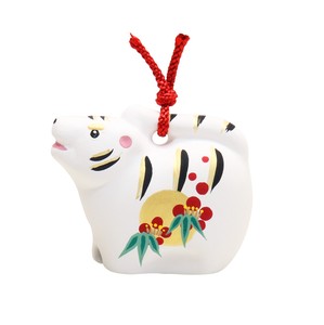 Animal Ornament Clay Bell Tiger