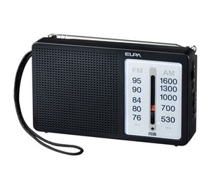 3246900 AM／FM電池長持ちラジオ 横型 ER-C86F ER-C86F