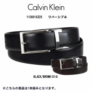 Calvin Klein(カルバンクライン)レザー ベルト ビジネス スーツ 小物 リバーシブル メンズ ck 11CK01XZ25