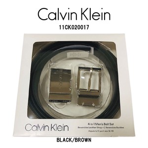 Calvin Klein(カルバンクライン)レザー ベルト セット リバーシブル スーツ ビジネス メンズ ck 11CK020017