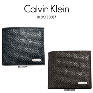 Calvin Klein(カルバンクライン)二つ折財布 小銭入れ付 レザー 小物 ビジネス メンズ ck 31CK130007