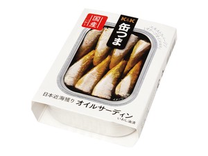 K&K 缶つま 日本近海獲り オイルサーディン 105g x6 【おつまみ・缶詰】