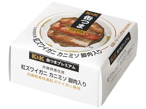 K&K 缶つま 国産 紅ズワイガニ カニミソ脚肉入り 60g x6 【おつまみ・缶詰】