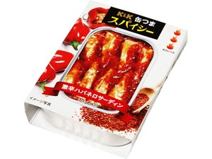 K&K 缶つま 激辛ハバネロサーディン 105g x6 【おつまみ・缶詰】
