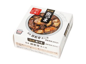K&K 缶つま 国産 豚軟骨 直火焼 40g x12 【おつまみ・缶詰】