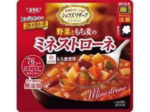 SSK レンジでおいしい 野菜ともち麦のミネストローネスープ 150g x5 【スープ】
