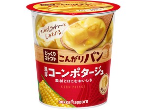 ポッカサッポロ こんがりパン 濃厚コーンポタージュ 31.7g x6 【カップスープ】