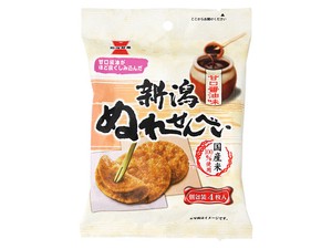 岩塚製菓 新潟ぬれせんべい 4枚 x10 【米菓】