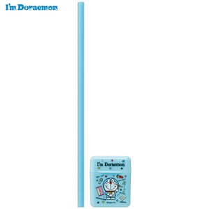 【スケーター】ケース付きシリコーンストロー[21cm] ●I'm Doraemon　ひみつ道具●