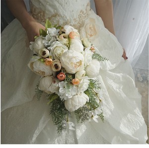 新作s18#花嫁が花を手にして結婚式の模様を作る LDLA2821