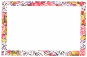 メッセージカード（封筒＆カード各6枚セット）「モザイクロール」母の日 バレンタイン