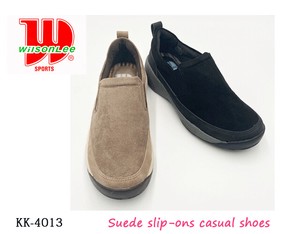 Low-top Sneakers Lightweight Casual Suede Slip-On Shoes
