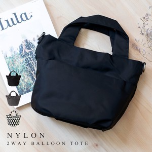 Shoulder Bag Nylon 2Way Polka Dot