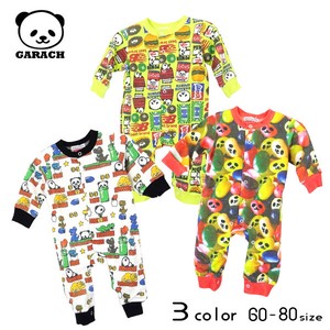 Baby Dress/Romper Brushed Patterned All Over Coverall Panda