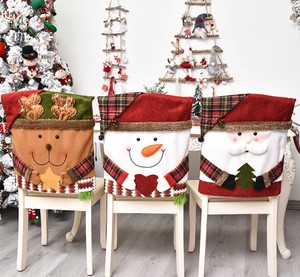 クリスマス用の椅子カバー