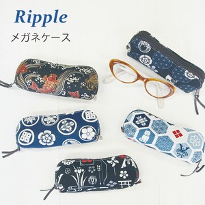 【Ripple】メガネケース(軽量ソフトポーチタイプ) アソート 和柄 メンズ