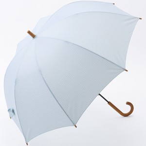 雨傘 60cm チェック OFF WHITE 【392／サンキューニ】 Q002