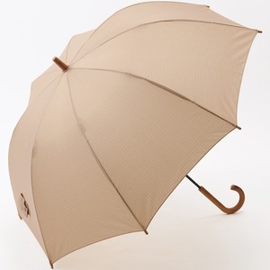 雨傘 60cm チェック BEIGE 【392／サンキューニ】 Q002