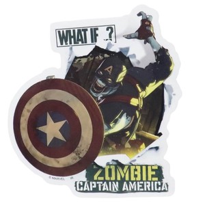 【ステッカー】WHAT IF…？ ダイカットステッカー G キャプテンアメリカ ZOMBIE CAPTAIN AMERICA