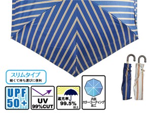 【2022年SS新商品】【UV99％カット】雨晴兼用　ヴィンテージライン　55cmミニ　軽量　裏カラーコーティング