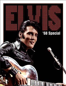 【ミュージック ＆ フィルム スター】ティン サイン ELVIS-'68 Special EP-DE-MS2302