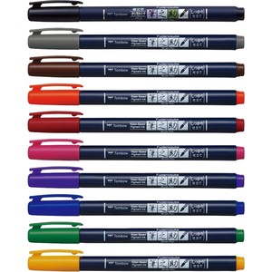 【トンボ鉛筆】筆之助　カラー筆ペン