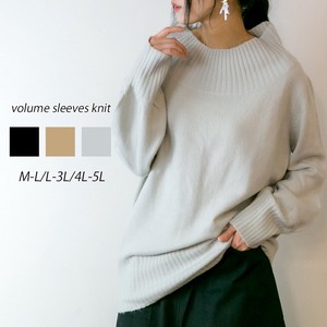 Sweater/Knitwear Tops Puff Sleeve Ladies'