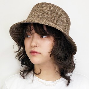 【2024春夏】 高級感 ミックスブレード 2WAY バケットハット 帽子 ユニセックス