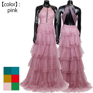 Formal Dress Tulle Tiered Skirt L