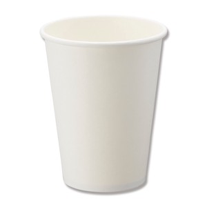 ヘイコー 紙コップ ペーパーカップ アイス・ホット兼用 12オンス 口径90mm ホワイト 50個