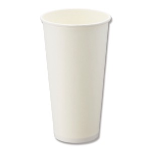 ヘイコー 紙コップ ペーパーカップ アイス・ホット兼用 20オンス 口径90mm ホワイト 25個