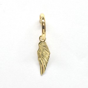 Pierced Earrings Gold Post Gold Feather 18-Karat Gold