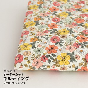 Cotton Design Flower Yellow M