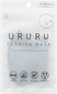 KM-452 URURUファッションマスクふつうアイスグレー