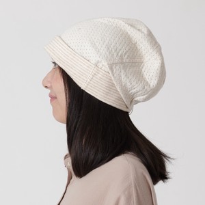 医療用帽子　オーガニックコットンドットたっぷりワッチ　NOC認定商品　日本製