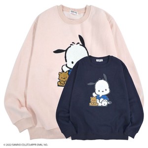 Sweatshirt Sweatshirt Brushed Lining Sanrio Characters Pochacco L Ladies'