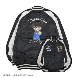 Jacket Baseball Jacket Detective Conan L Embroidered Men's