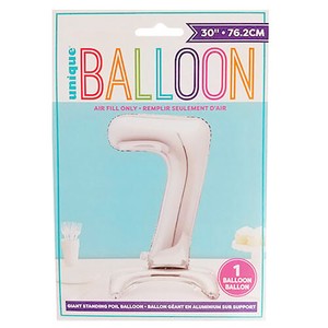 Party Item sliver Number Balloon
