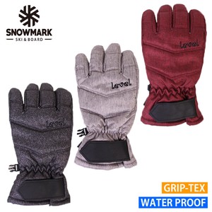 【SNOWMARK】防水インナー内蔵 スキー手袋 レディース スキーグローブ LV22