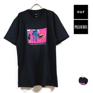 HUF ハフ × PLEASURES プレジャーズ コラボ GANG CONTROL 半袖 Tシャツ メンズ