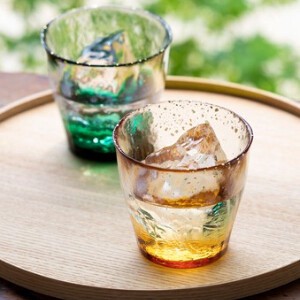 Tsugaru-Bidoro Drinkware Rock Glass Made in Japan