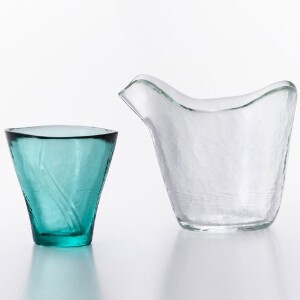 Tsugaru-Bidoro Barware Set Heat Resistant Glass Made in Japan
