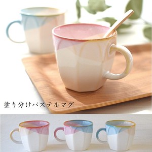 Mino ware Mug Pastel 3-colors Made in Japan