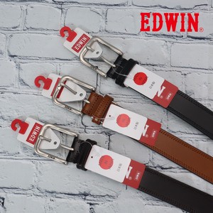 【日本製】エドウイン （EDWIN）日本製 35mmダブルステッチベルト オールシーズン 国産品 定番商品