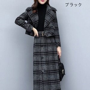 3-Piece Suit Formal Duffle Coat Setup Ladies' Autumn/Winter