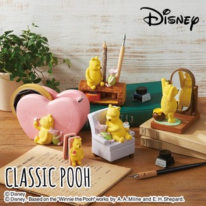 ディズニー　Classic Pooh　プーさん　ステーショナリー　インテリア　スマホ　小物入れ　かわいい