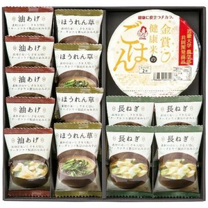 フリーズドライ味噌汁＆金賞健康米ギフト GMS-BO
