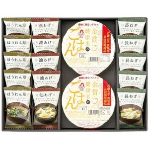 フリーズドライ味噌汁＆金賞健康米ギフト GMS-BE