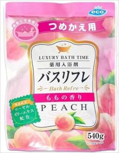 バスリフレ薬用入浴剤つめかえ用桃の香りR540G 【 入浴剤 】